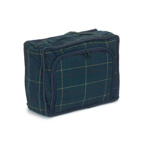 Blue Tweed Cooler Picnic Bag