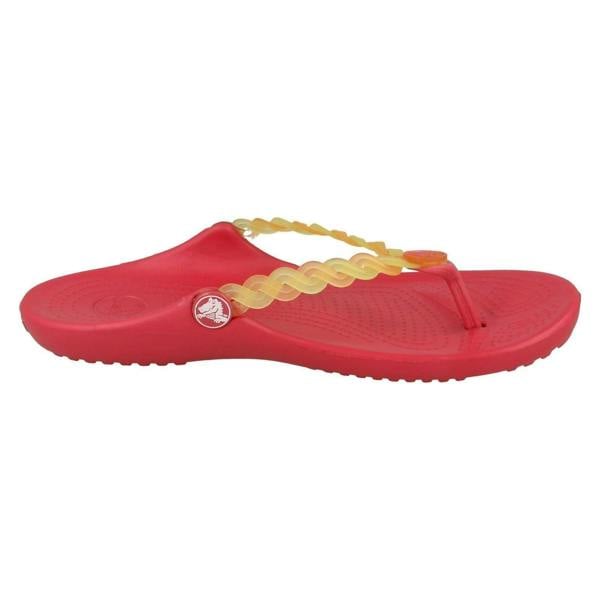 Crocs Girls Crocs Toe Post Sandals Chmlns Tns Weave Flp