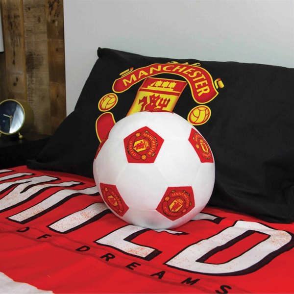 Manchester United FC 3D Football Cushion, Bedroom, Sports, Gift