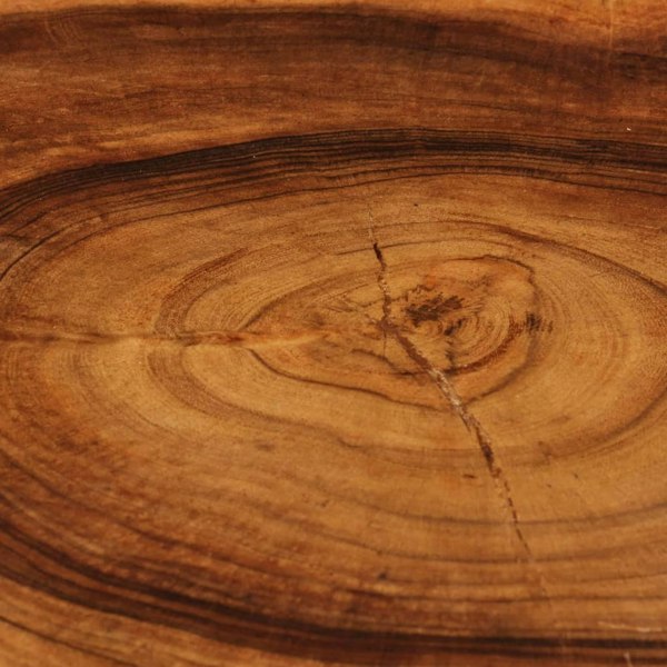 Berkfield Coffee Table Solid Acacia Wood 60x55x25 cm