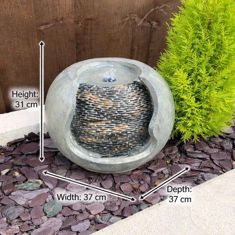 Tranquillity Water Features Pebble Urn Modern Water Feature