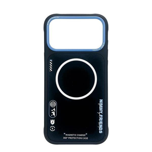Nimmy Friends Nimmy Cool & Cute 2.0 Case with MagSafe for iPhone 17 Pro Max 6.9" Black Blue - N-YJKM-CX2.0-IP17-PRO-MAX-01-A