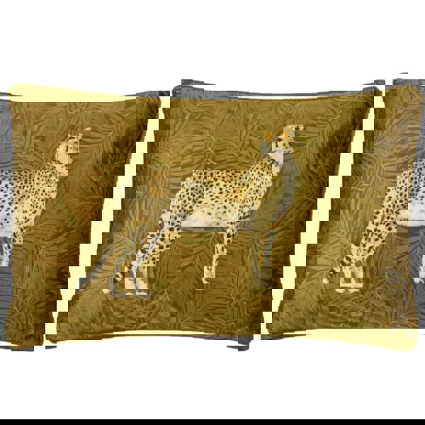 Paoletti Cheetah Forest Cushion Cover - Gold