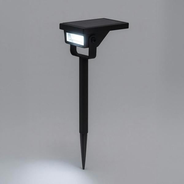 Milagro Solar Lamp Point 70Lm 8000K Ip44 Black