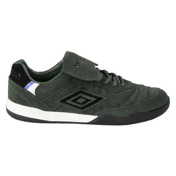 Umbro Mens Speciali Tr Flap Top Suede Trainers - Duffle Bag/Black