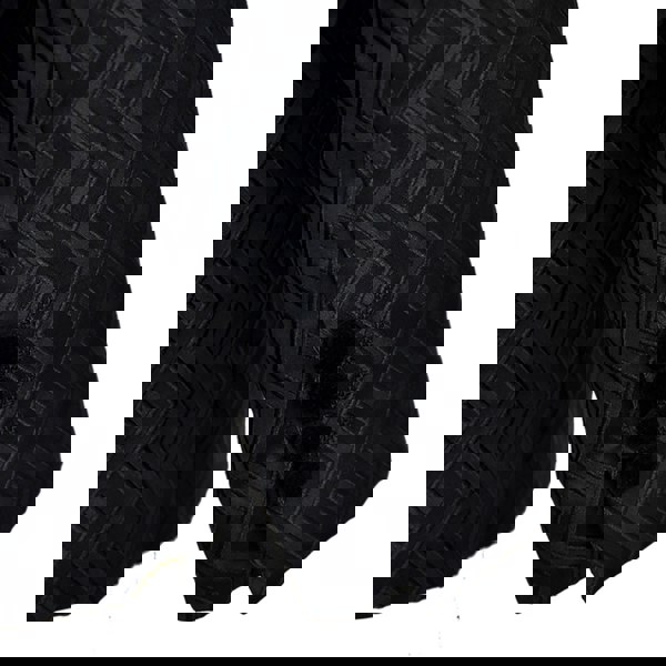 David WeJ Alfredo Retro Pattern Velvet Peak Lapel Tuxedo - Black