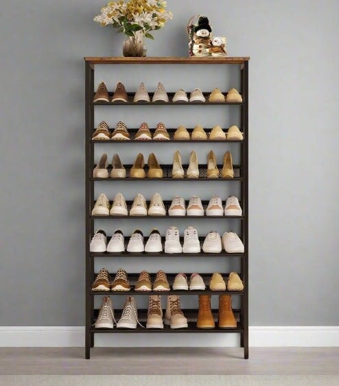 Modcraft Large Capacity Shoe Rack Tall Shoe Storage Shelf for 21 to 28 Pairs