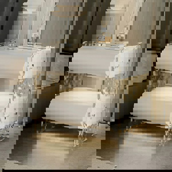 Rit Concept Figueroa Bedside Table With Storage & Light Strip