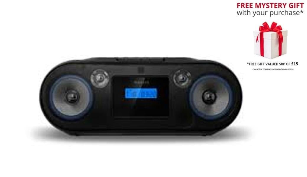Philips Portable Soundmachine TAZ7500/10 CD, Casette, DAB+/FM radio - Free gift RRP £15!