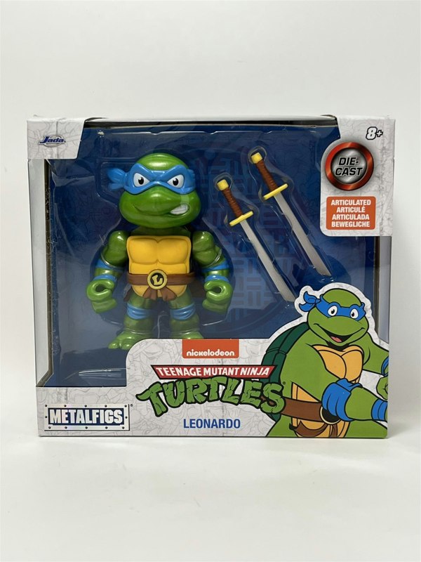 tmnt teenage mutant ninja turtles leonardo 4 inch figure jada 253283000