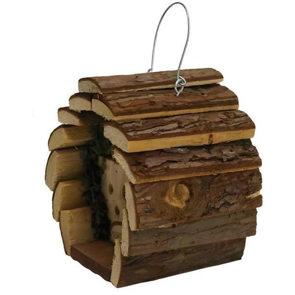 Gr8 Garden Wooden Insect and Bee Hotel House Hanging Garden Wildlife Nest Box