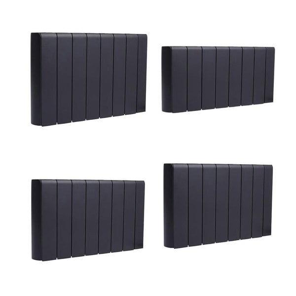 69-101 W Oil Filled Space Heaters Electric Radiator Heater with LCD Thermostat Space Heaters Living and Home