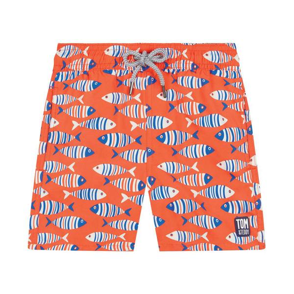 Tom & Teddy Orange Striped Fish