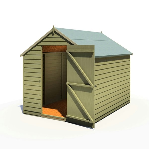 Shire Overlap 8x6   Economy Pressure Treated Storage Shed - Best Shed