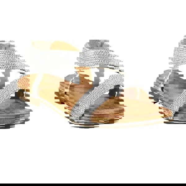 Lunar Womens/Ladies Bindi Sandals - Silver - 