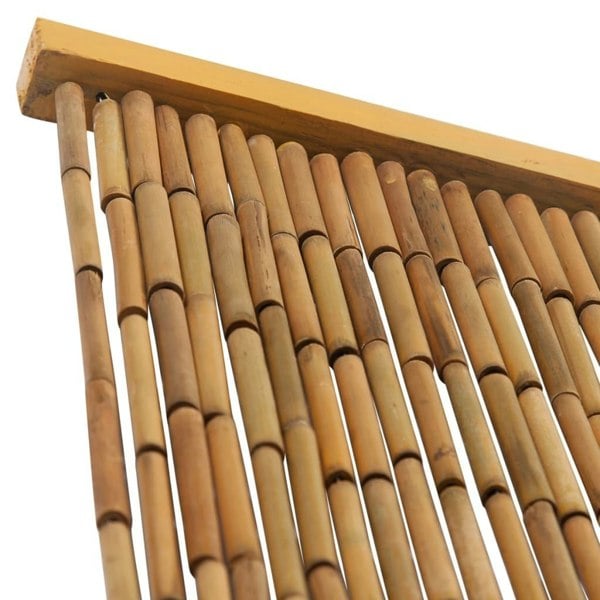 Berkfield Door Curtain Bamboo 90x200 cm
