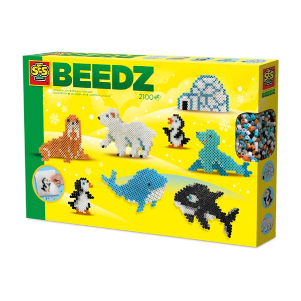 SES Creative Iron on Beads - Arctic Animals