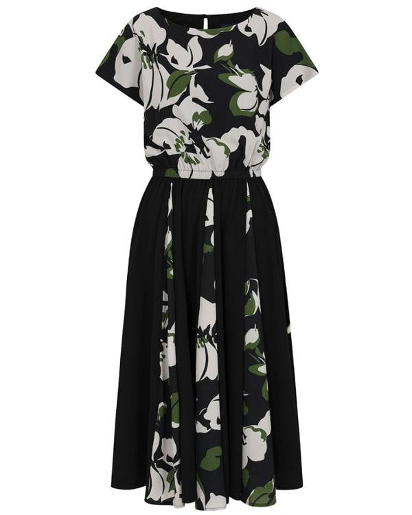 HotSquash Pleated Midi Dress