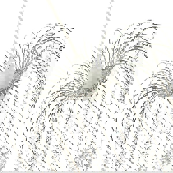 Modern Waterfall Pendant Light Shade with Star Shaped Acrylic Icicles Image 3