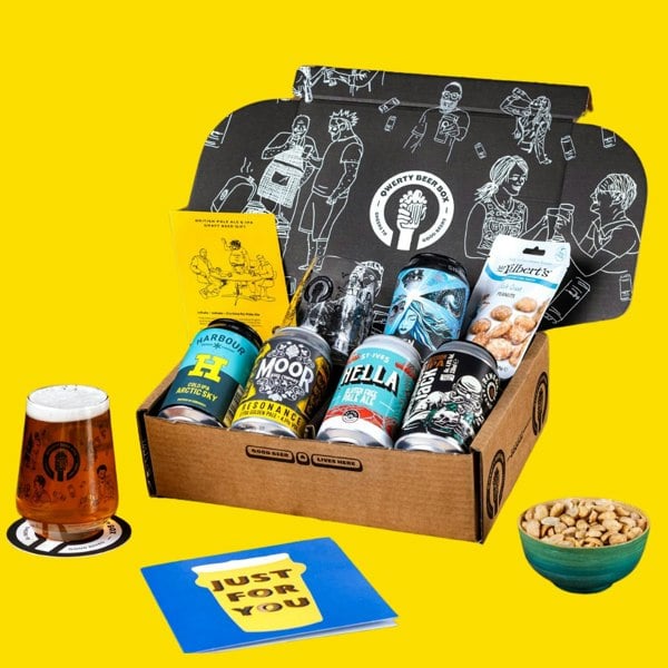 QWERTY Beer Box Pale Ale & IPA Craft Beer Gift Hamper