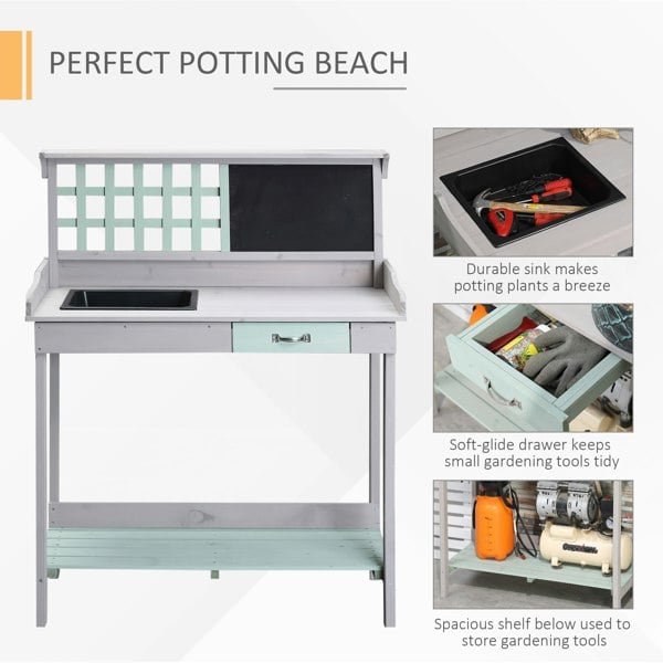 Potting Bench Table