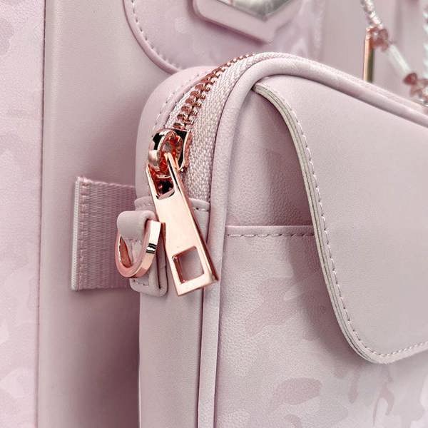 Nimmy Friends Nimmy Magnetic Fashion Series Combo White Cat Laptop Backpack with Detachable Pouch Pink - N-CXMC-STSJDNBZH-04