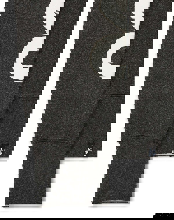 Money Sig Line Fleece Hood Charcoal