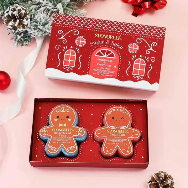 Spongellé Sugar & Spice Body Wash Buffer Duo