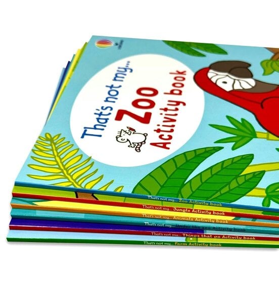 Usborne That's Not My Acitivity Book Series 6 Books Collection Set (Zoo, Jungle, Animals, Under the Sea, Things That Go, Farm)