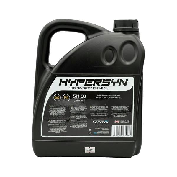 Syntol 5W-30 Fully Synthetic Low SAPS Engine Oil ACEA C4 RN0720 MB 229.51