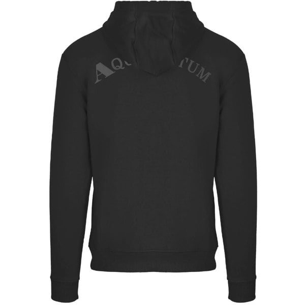 Aquascutum Aq 1851 Patch Logo Hoodie - Black