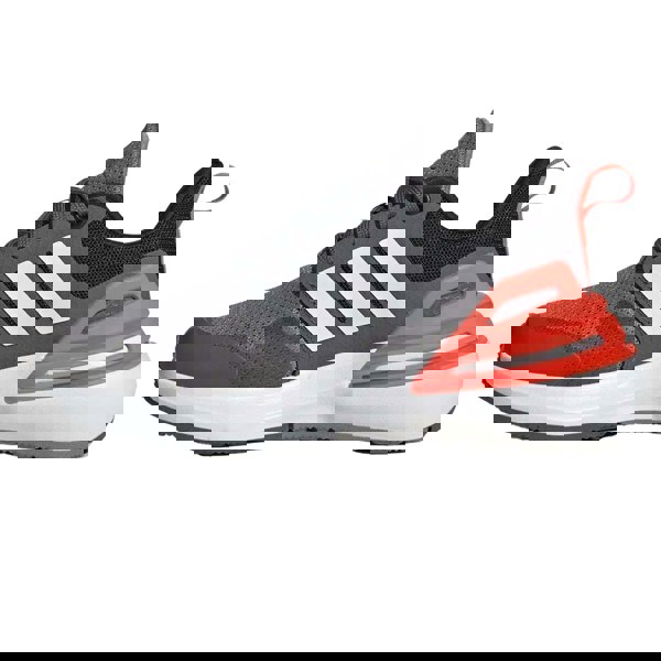 Adidas Kids Rapida Bounce Lace Up Sport Trainers - Grey