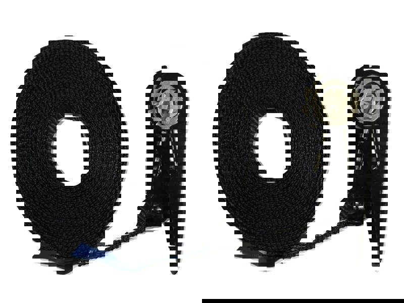 25MM Black Ratchet Strap 10M Endless Lashing -  1 Ton Tie Down Trailer Cargo Truck Quick Release