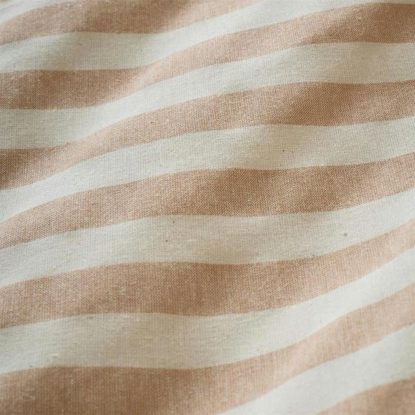Pineapple Elephant Cotton Rich Woven Stripe Clay Duvet Cover Set
