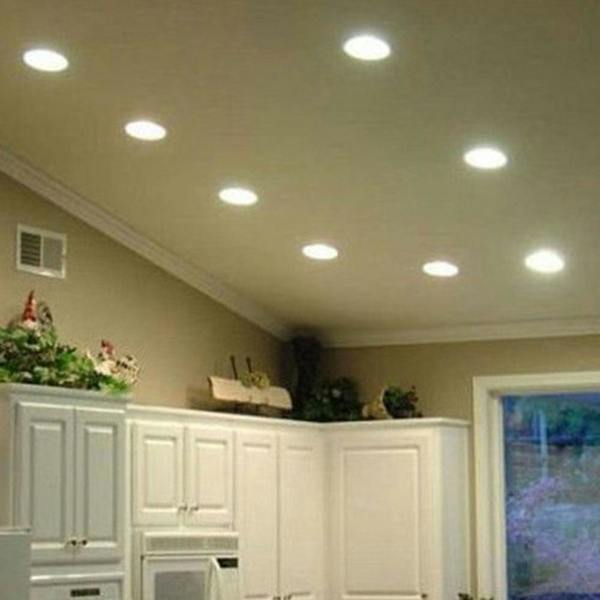 ENER-J 24W Recessed Round LED Mini Panel 280mm Diameter | Pack of 4 - 6000K