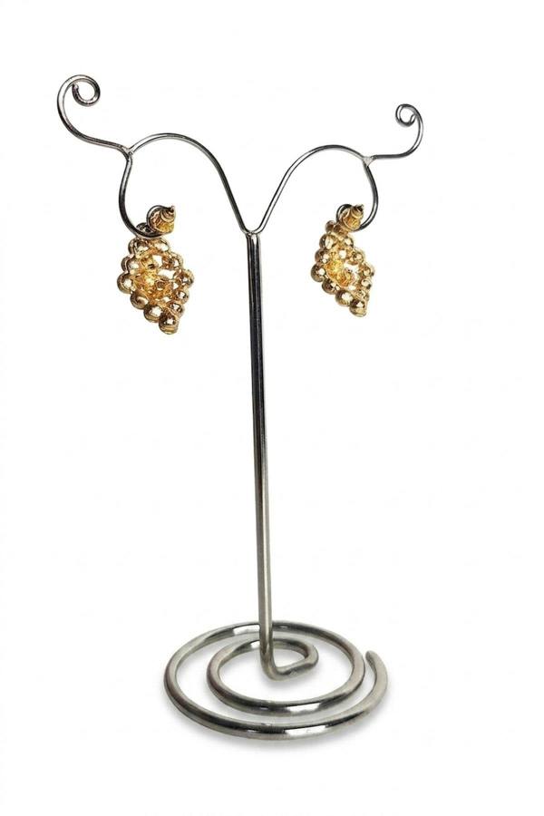 Nina Embellished Earrings - Gold_wb