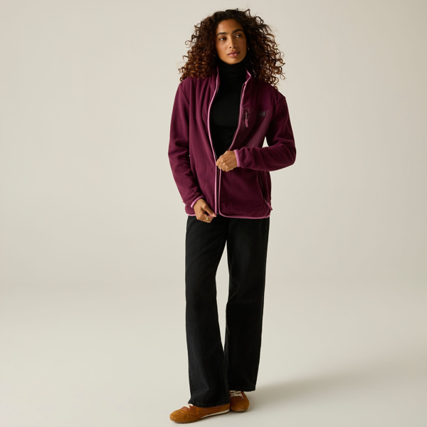 Regatta Womens Frankie Full Zip Fleece - Fig/Violet