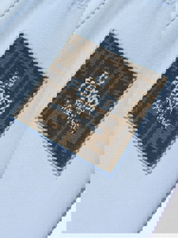 Fendi Kids Logo Joggers in Blue