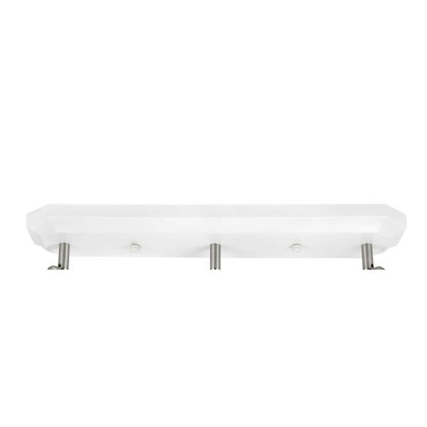 COSYLYTE Leverton 3 Light Ribbed Glass Spotlight