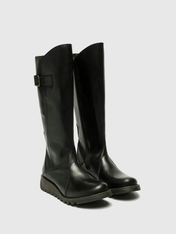 Fly London MOL Womens Boots Black