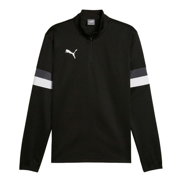 Puma Mens TeamRISE Quarter Zip Top - Black