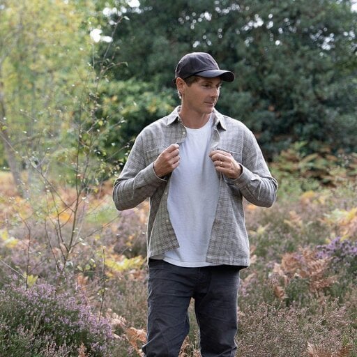 Heather Hats & Accessories Water Resistant Waxed Cotton Baseball Trucker Cap, Cotton Lining, Outdoor Wear, Brown