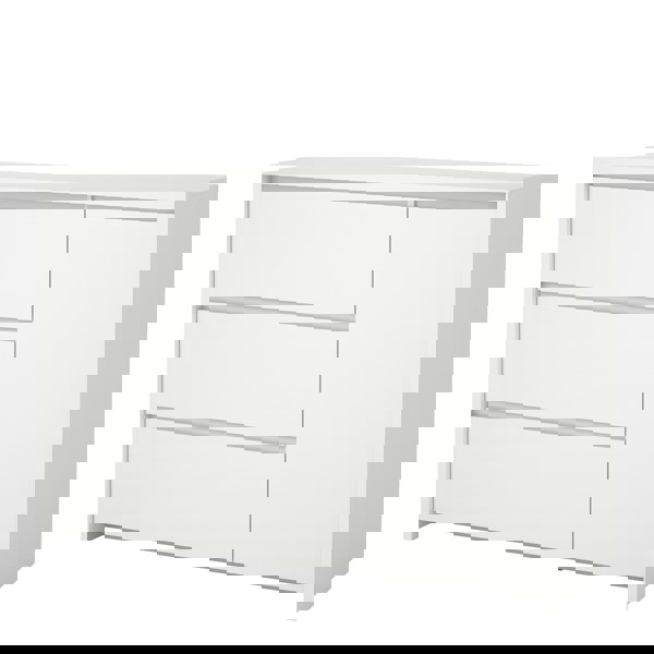 Furniture To Go Next Sideboard with 1 Door and 3 Drawers White