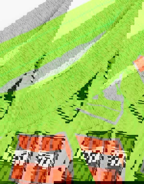 Minecraft Boys Green Creeper Swim Shorts