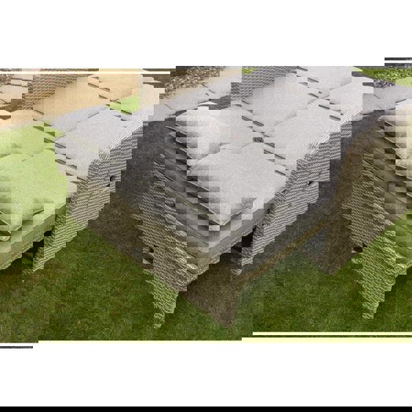 Amiens Rattan Twin Sun Lounger Bed Latte The Garden Furniture Shop