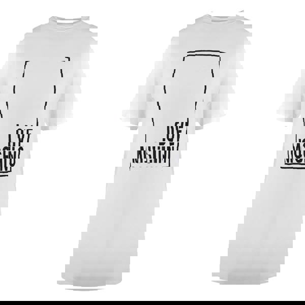 Love Moschino Box Logo White T-Shirt - Nova Clothing