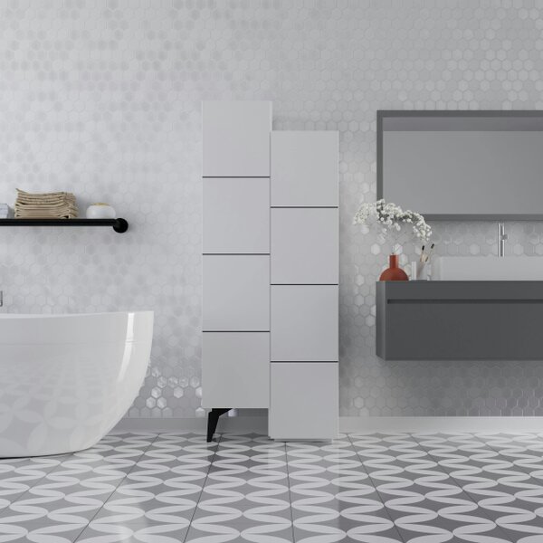 Decortie Stair Modern Storage Cabinet Multipurpose