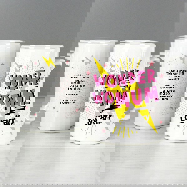 Personalised Memento Company Personalised Wonder WoMum Mug