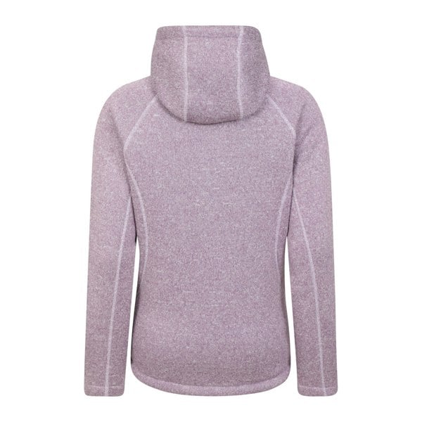 Mountain Warehouse Women's Nevis Faux Fur Lined Full Zip Hoodie - Purple