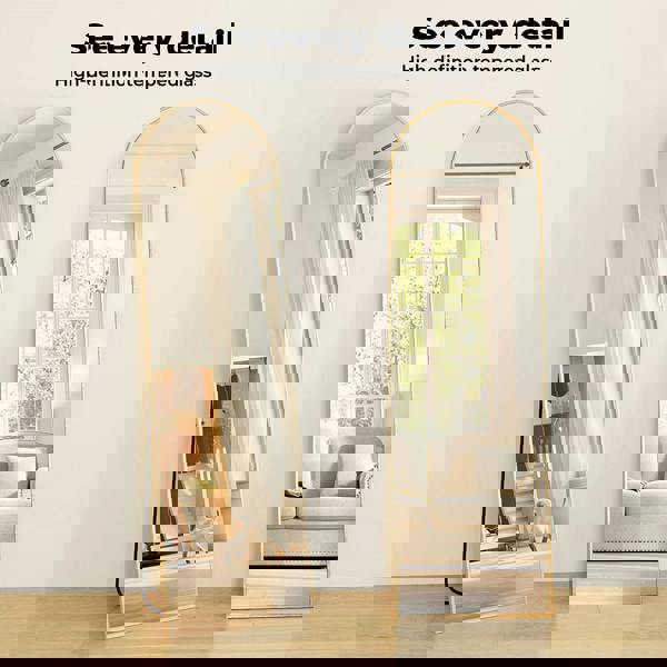 Levede 165X60CM Full Length Mirror Floor Standing Wall Mounted Mirror Home Decor